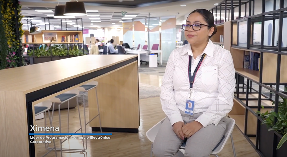 Ximena - Líder de Programación Comercio Electrónico - Corporativo